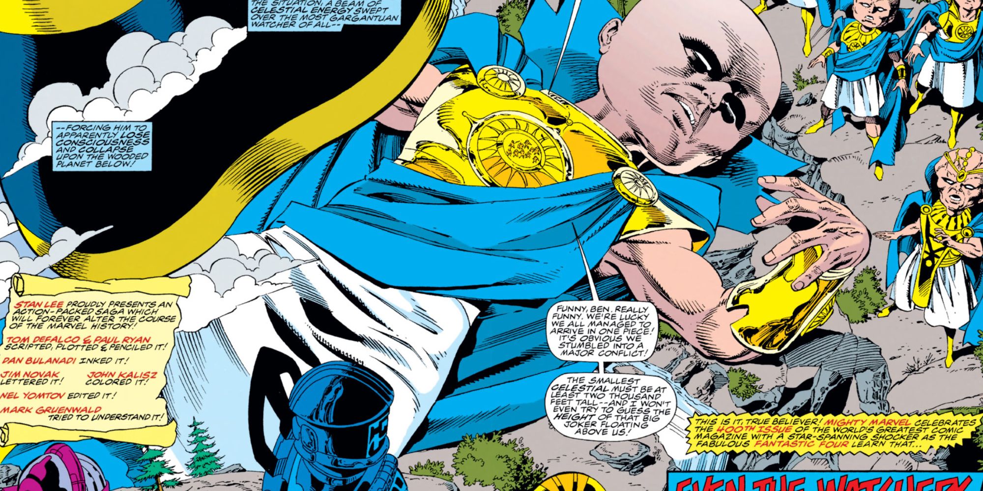 A Watcher dies in Marvel Comics.