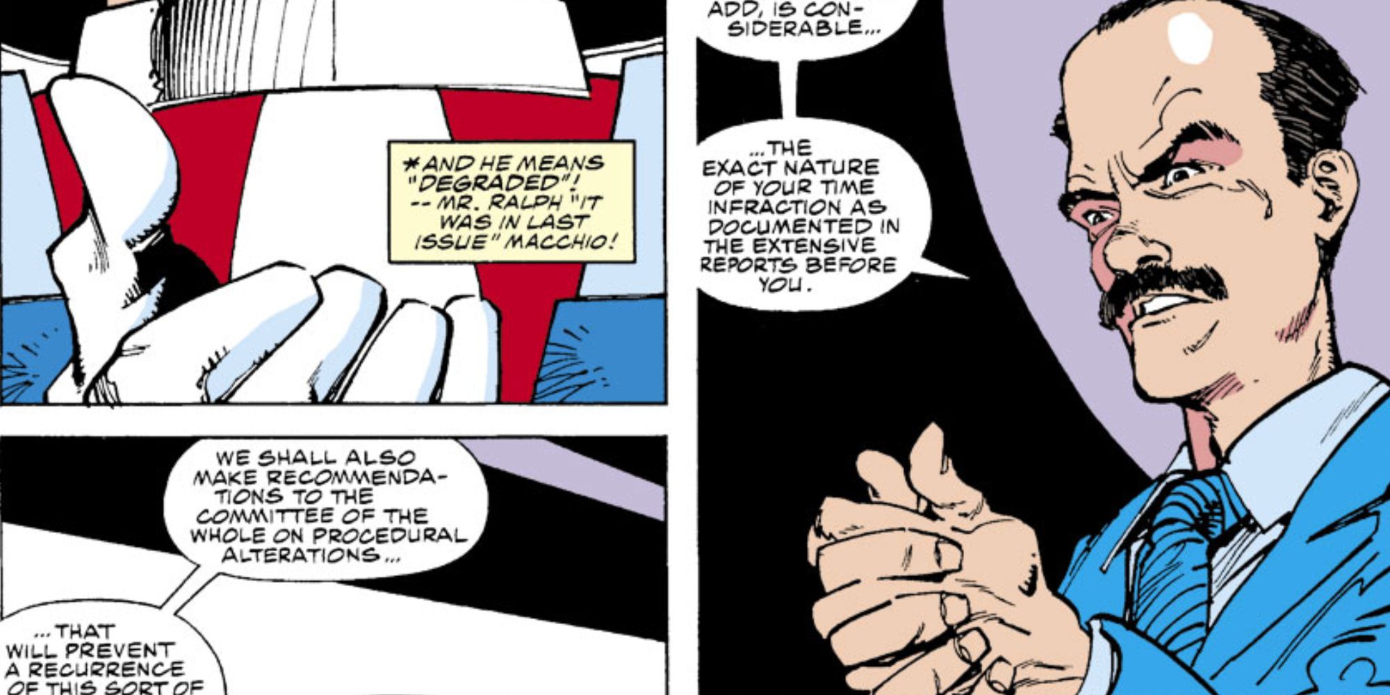 Mobius appears in Fantastic Four comics.