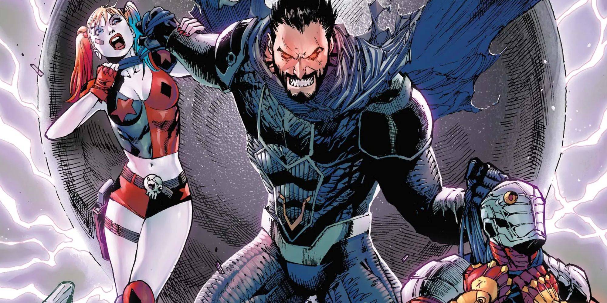 General Zod luta com Harley Quinn na DC Comics.