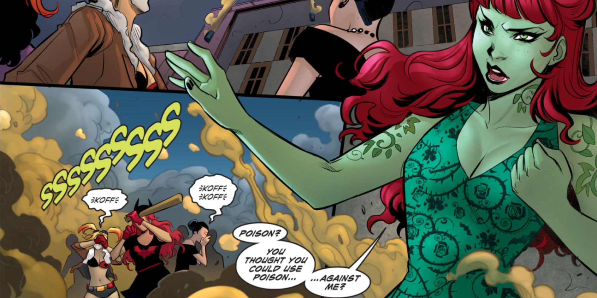 Poison Ivy appears in DC Bombshells comics.