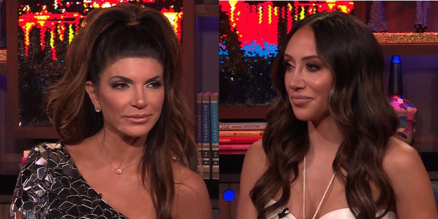 Teresa Giudice & Melissa Gorga from RHONJ on WWHL