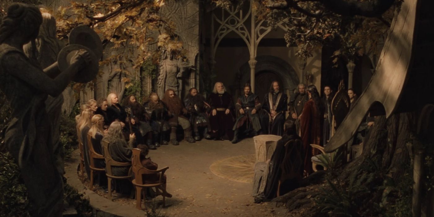 The Council of Elrond in The Lord Of The Rings
