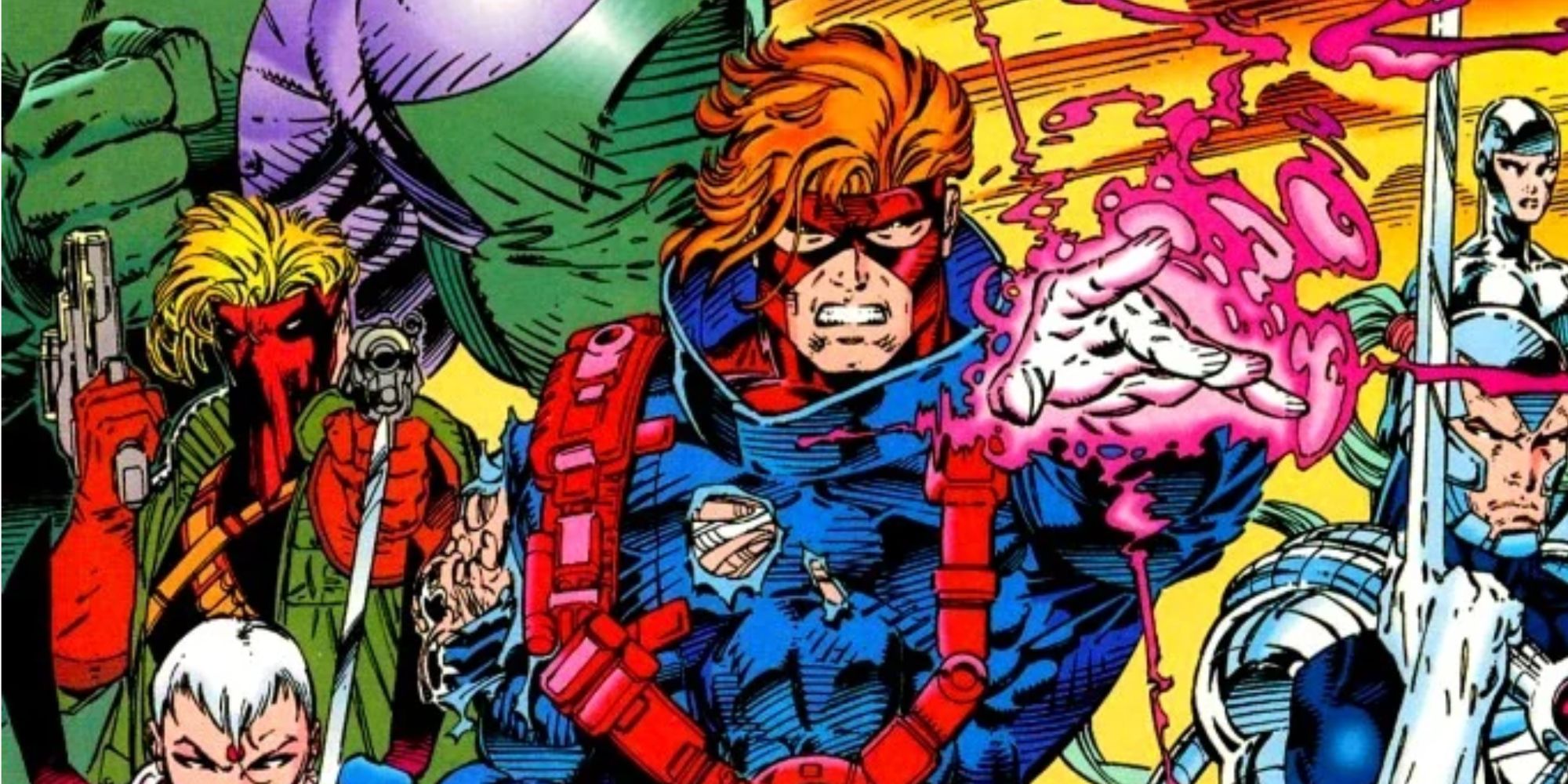 Spartan uses his powers in WildC.A.T.S. comics.