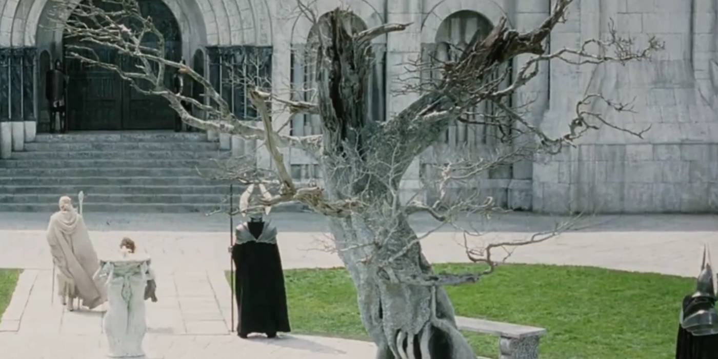 A Árvore Branca de Gondor em O Senhor dos Anéis