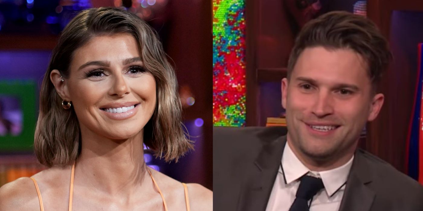 Raquel Leviss and Tom Schwartz from Vanderpump Rules side by side image