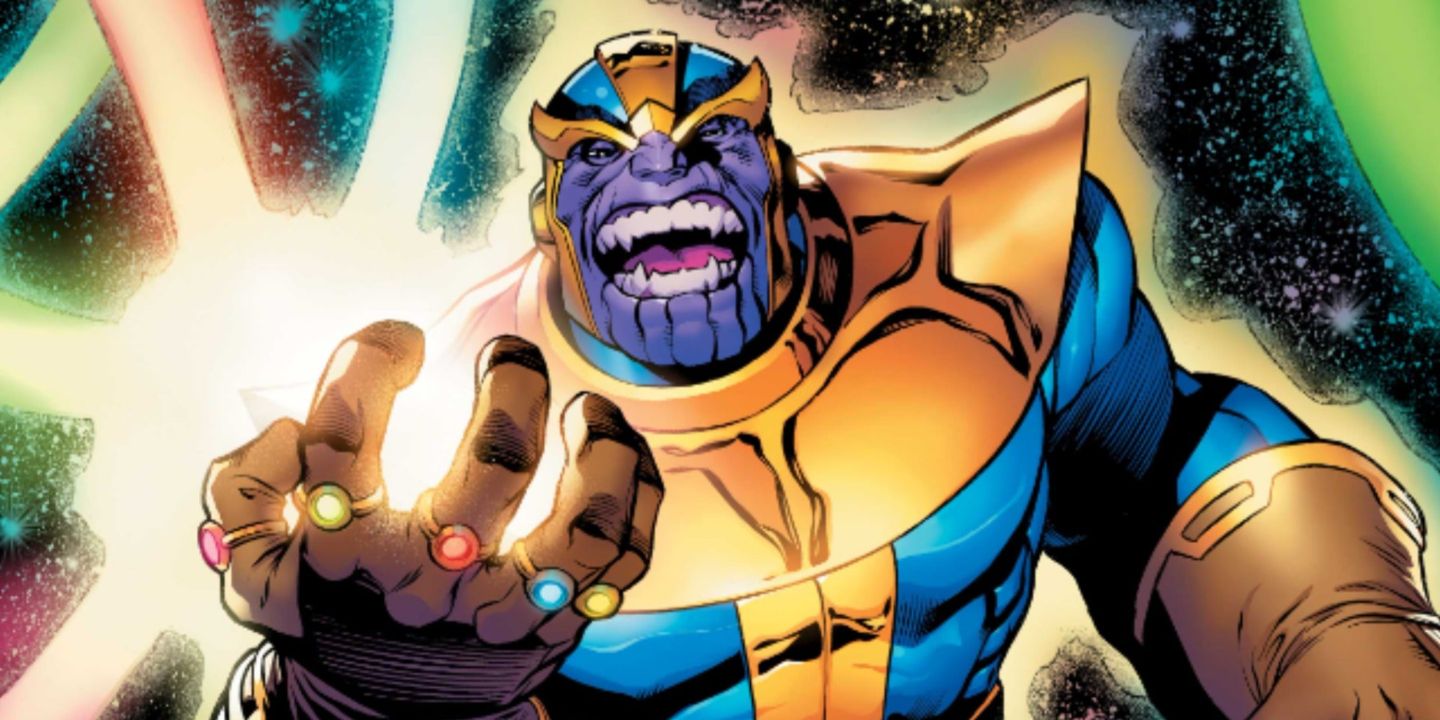 Thanos wields the Infinity Rings in Heroes Reborn 2021 comics.