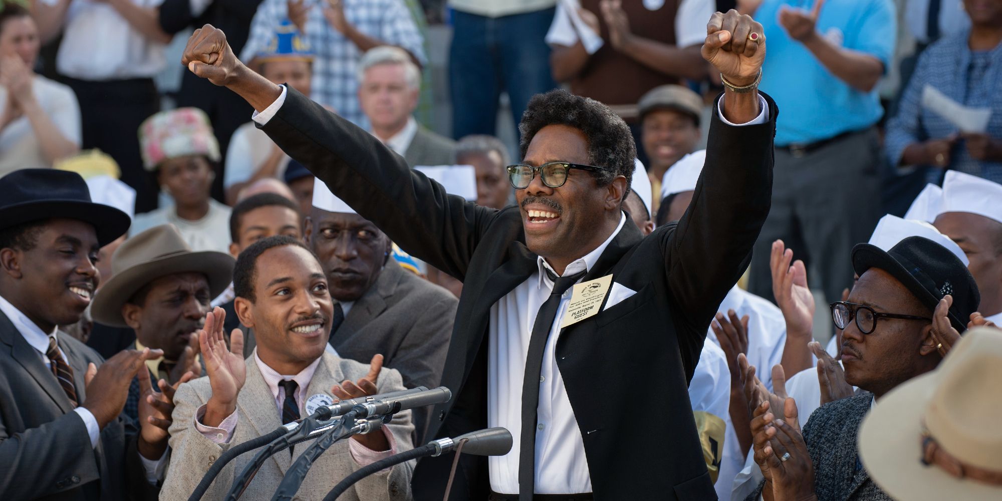 Rustin Image First Look At Domingo As Iconic Civil Rights Activist 