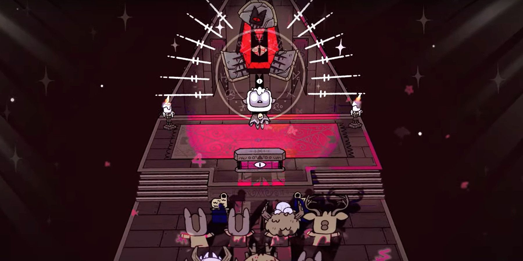 Cult of the Lamb on X: I want to emphasize that Cult of the Lamb's combat  already feels far more fluid and nuanced than in Binding of Isaac  After spending 90 minutes