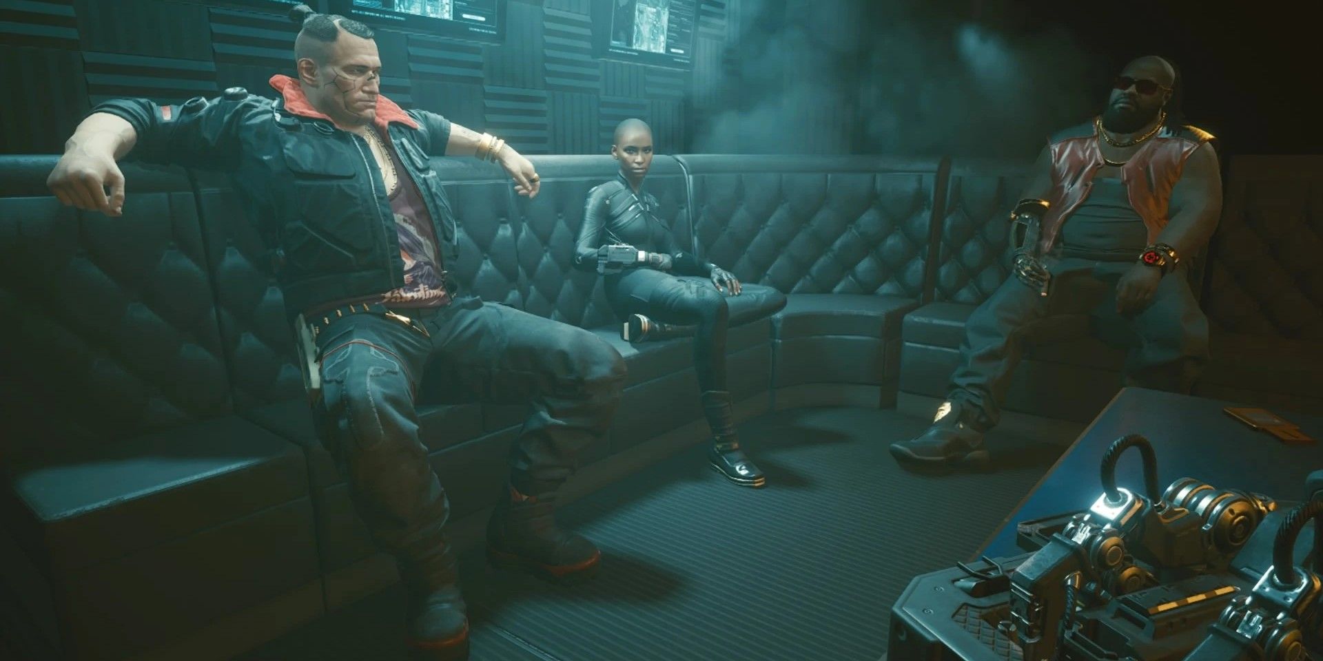 Screenshot of the planning session for The Heist in Cyberpunk 2077
