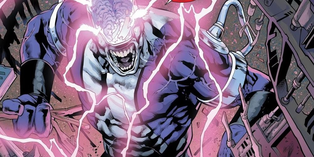 Validus surges with electricity in a DC comic