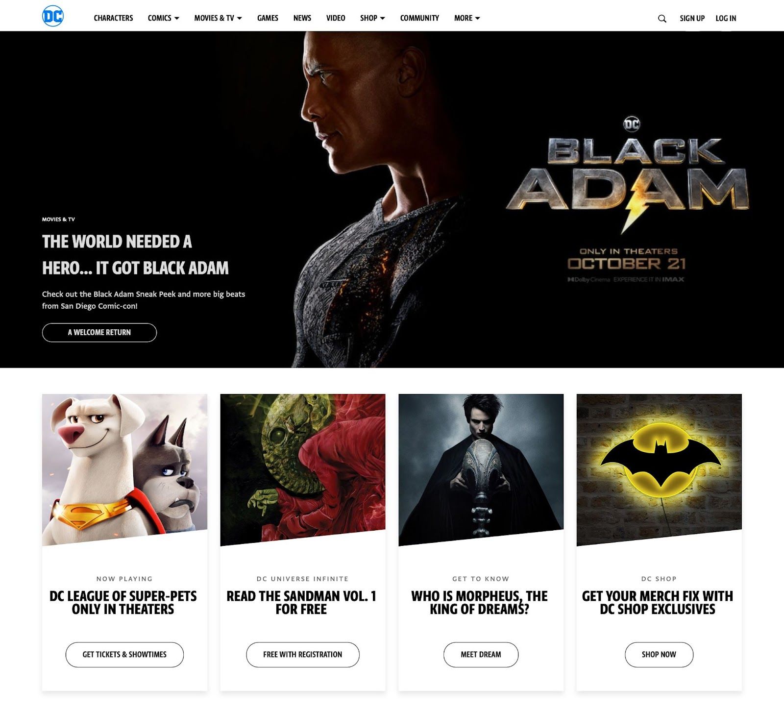 New DC Web Design