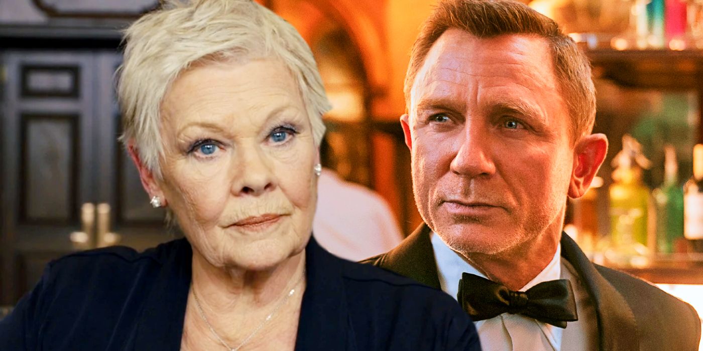 Dame Judi Dench M and Daniel Craig James Bond