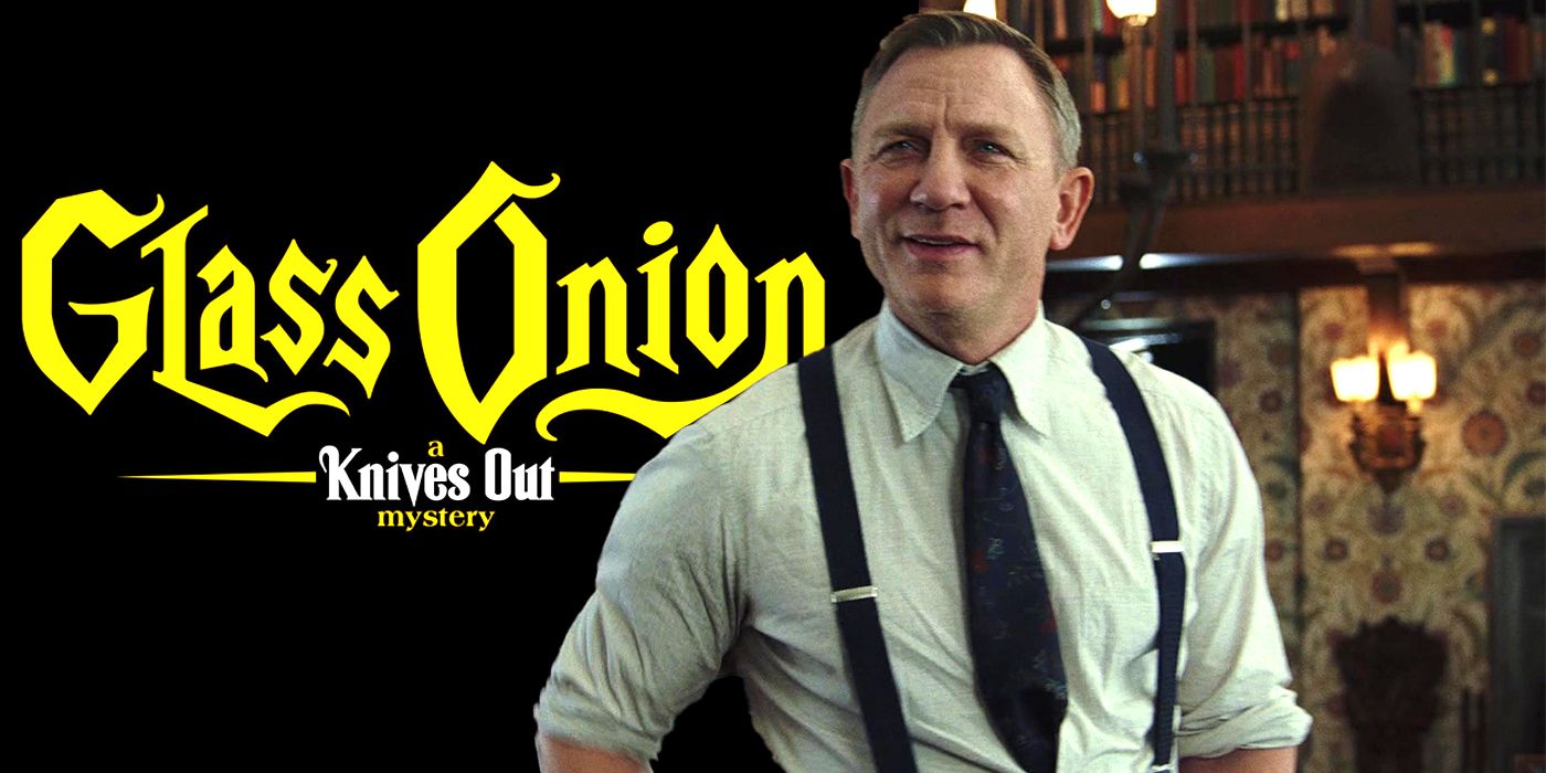 Daniel Craig Glass Onion A Knives Out Mystery