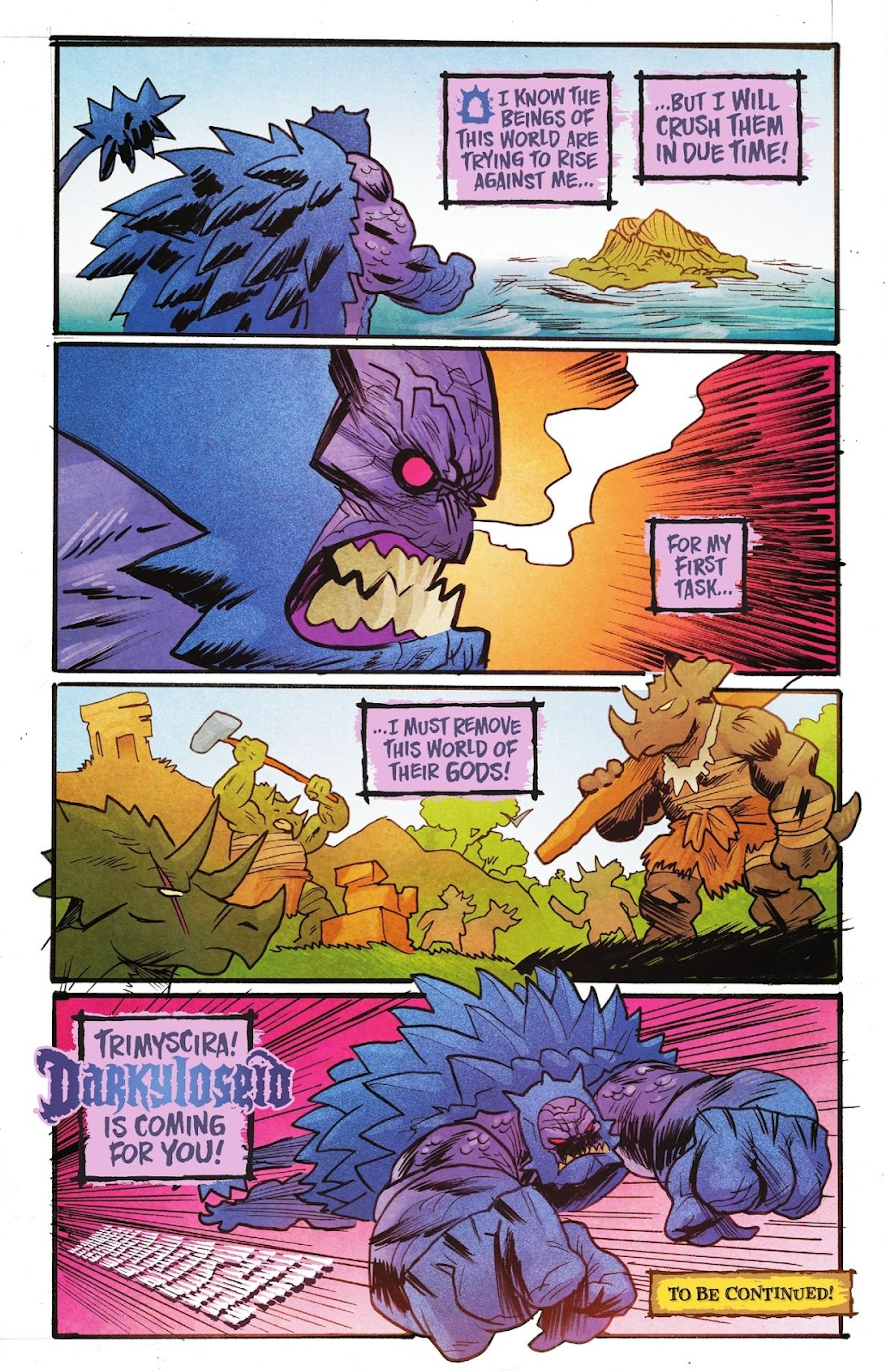 Darkseid arrives in Jurassic League