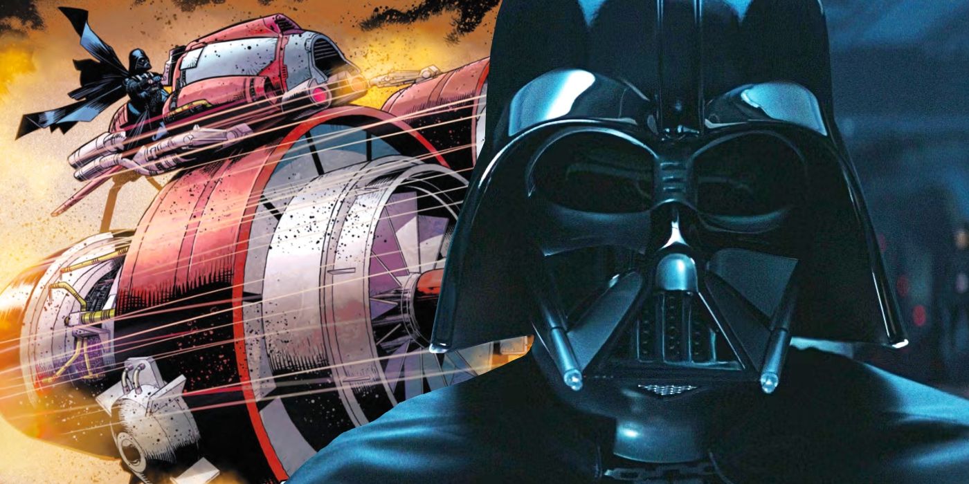 Darth Vader driving a Podracer in new Star Wars Comic