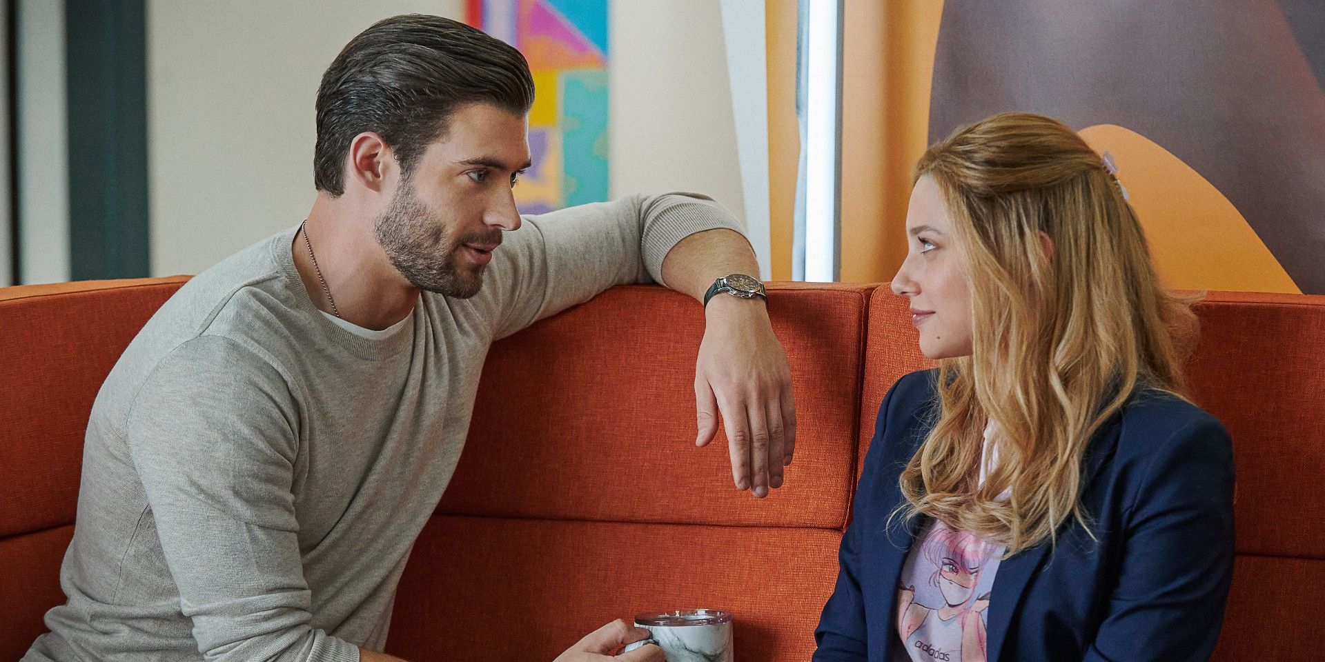 David Corenswet and Lili Reinhart in Look Both Ways