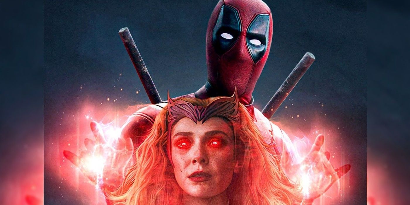 Deadpool bewitching Wanda in a fan poster by Agt Design CROPPED
