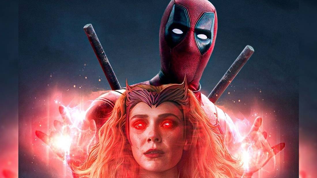 Deadpool Wanda Deadpool 3 Fan Poster Shows Wade Wilson Hypnotizing Scarlet Witch