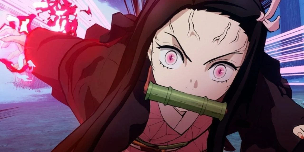 Nezuko from the Demon Slayer anime series.