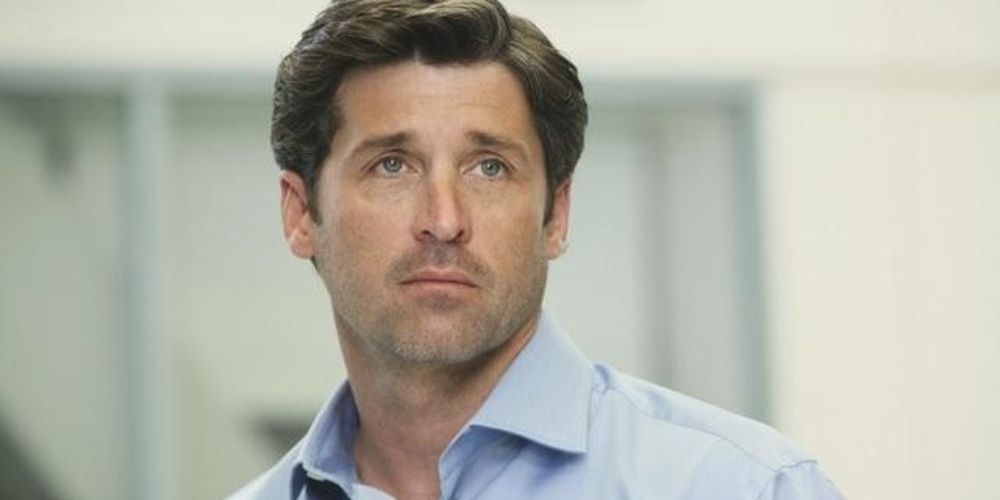 Derek looks ahead sadly in Grey's Anatomy 
