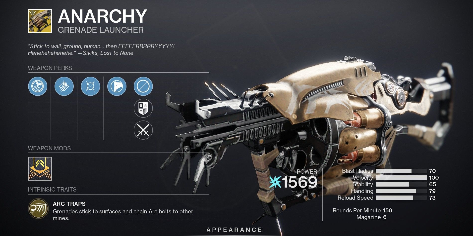 How To Get Anarchy Exotic Heavy Grenade Launcher In Destiny 2