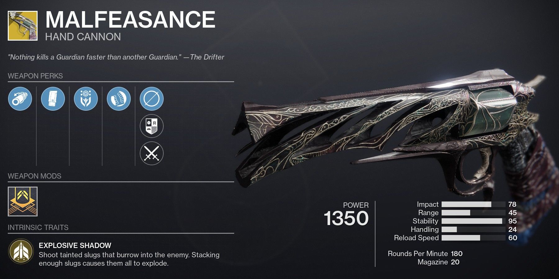 Destiny 2 How To Get The Malfeasance Exotic Hand Cannon