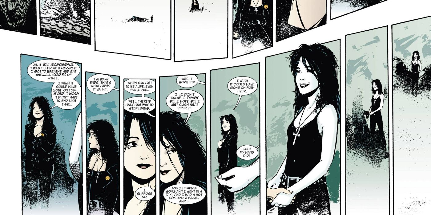 Didi and Death from from the Sandman comics The High Cost of Living