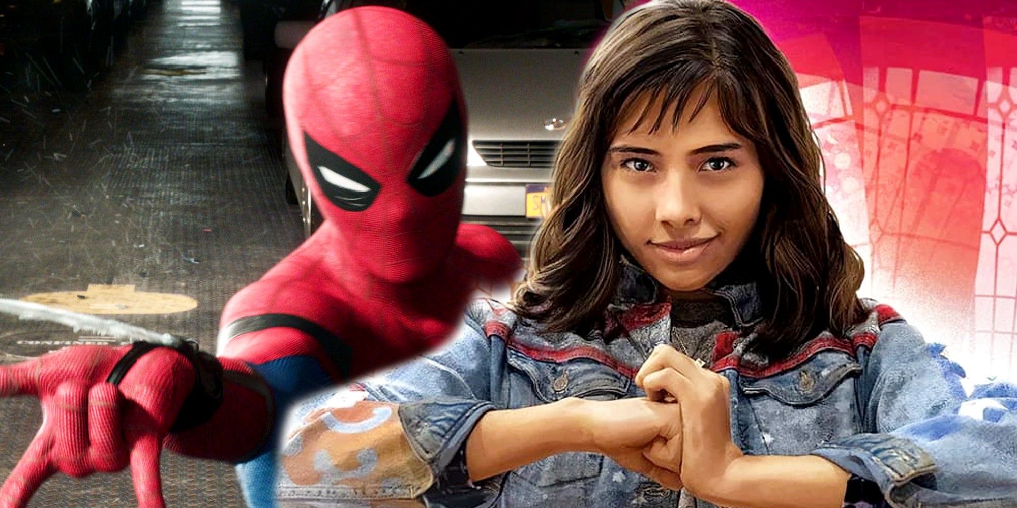 Doctor Strange In The Multiverse of Madness Xochitl Gomez as America Chavez Spider-Man Impression