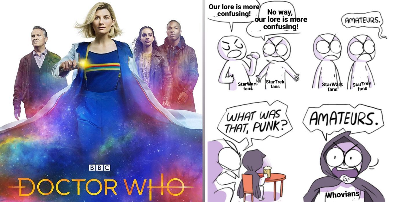 A meme about Doctor Who Fans