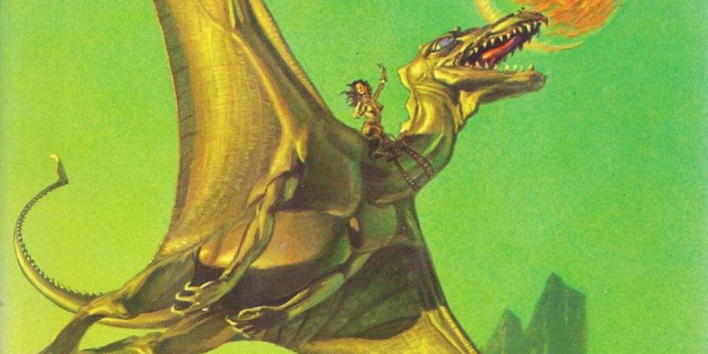 Cover art for Anne McCraffey&rsquo;s novel, Dragonflight.