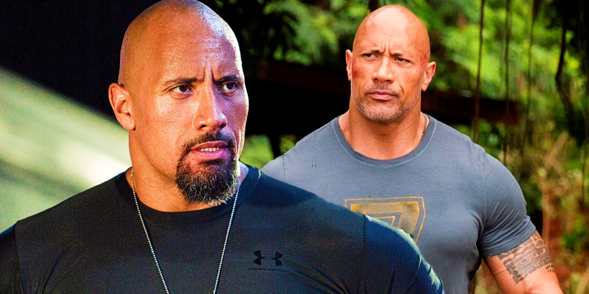 Dwayne Johnson as Hobbs in Fast Five and Furious 7