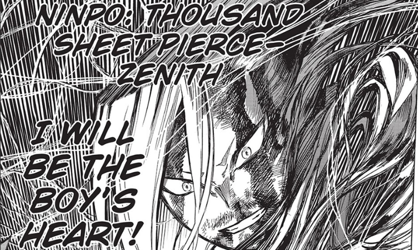 Edgeshot attempts to become Bakugo's heart in My Hero Academia chapter 364