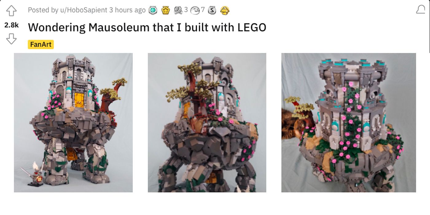 Elden Ring LEGO Walking Mausoleum Reddit