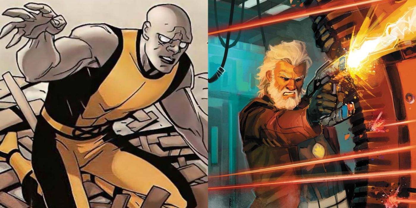 Elderly Superheroes in their golden years in a featured image.