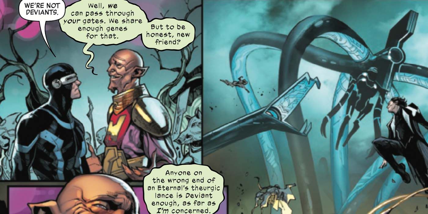 Eternals Connection To Deviants Confirmed - Kro Crosses To Krakoa