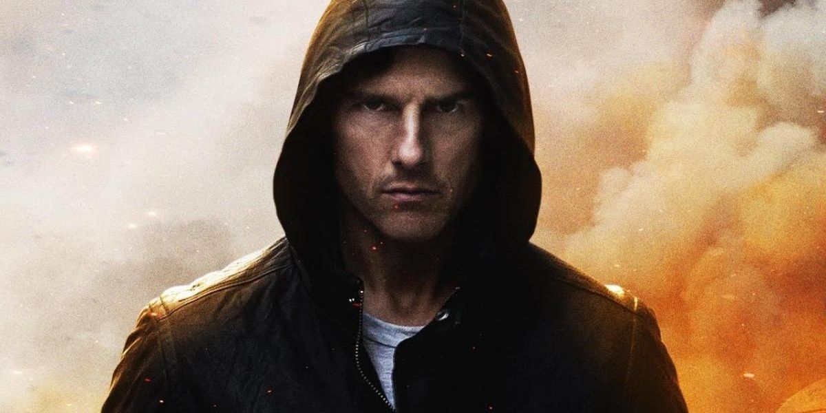 Ethan Hunt wearing a hoodie in Mission Impossible 4