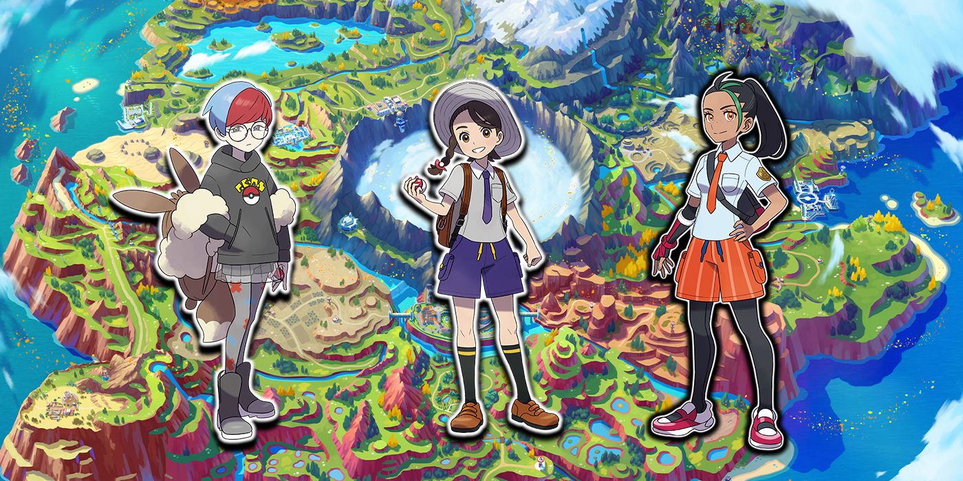 The Paldea region — Pokémon Scarlet and Pokémon Violet