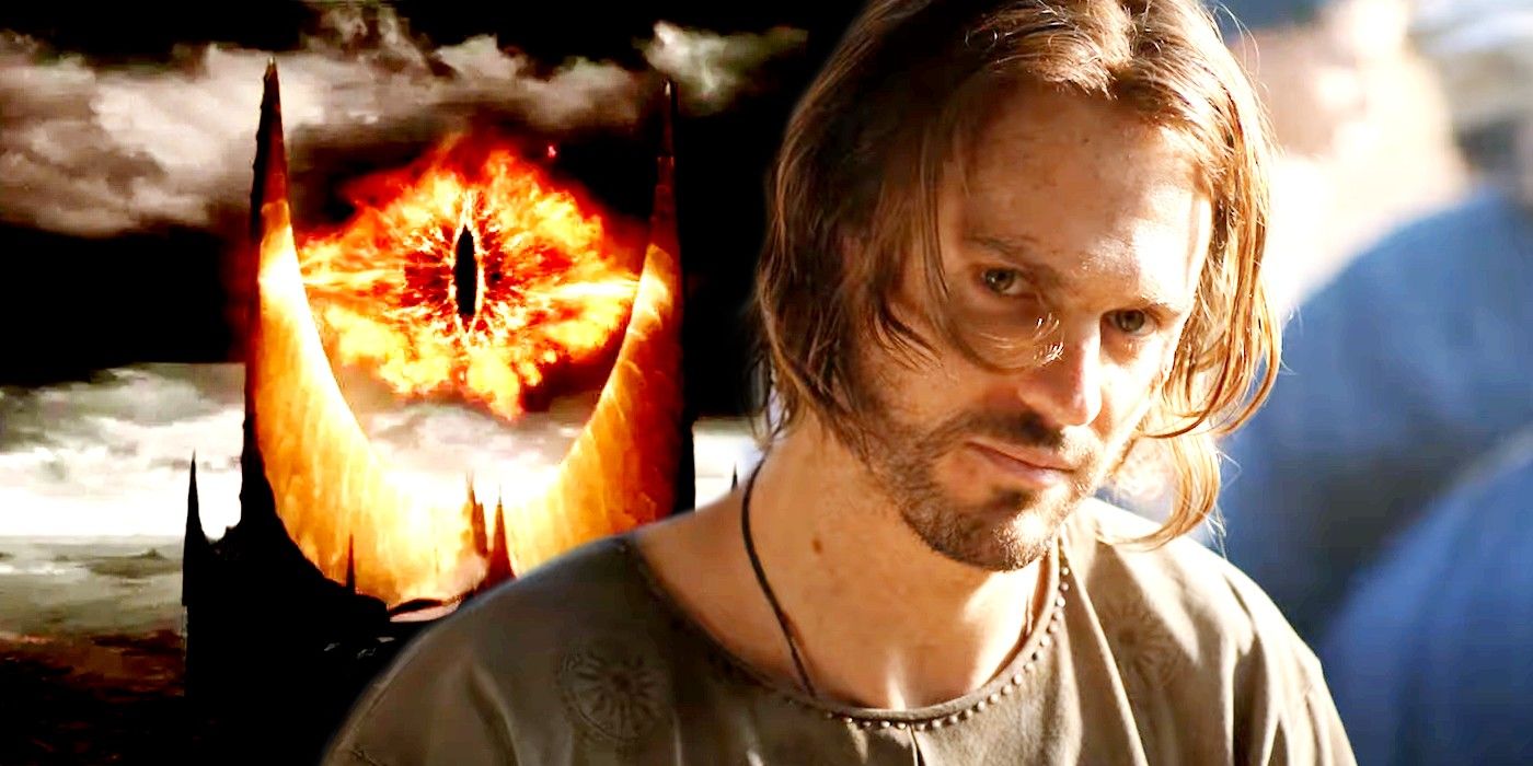 Olho de Sauron em O Senhor dos Anéis e Charlie Vickers como Halbrand em Anéis do Poder