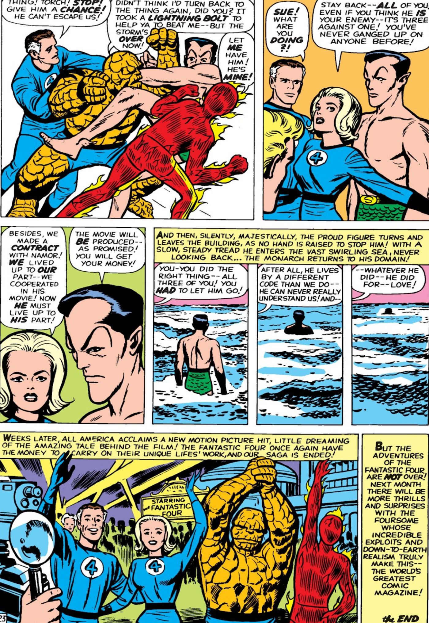 Namor makes a movie about the Fantastif Four