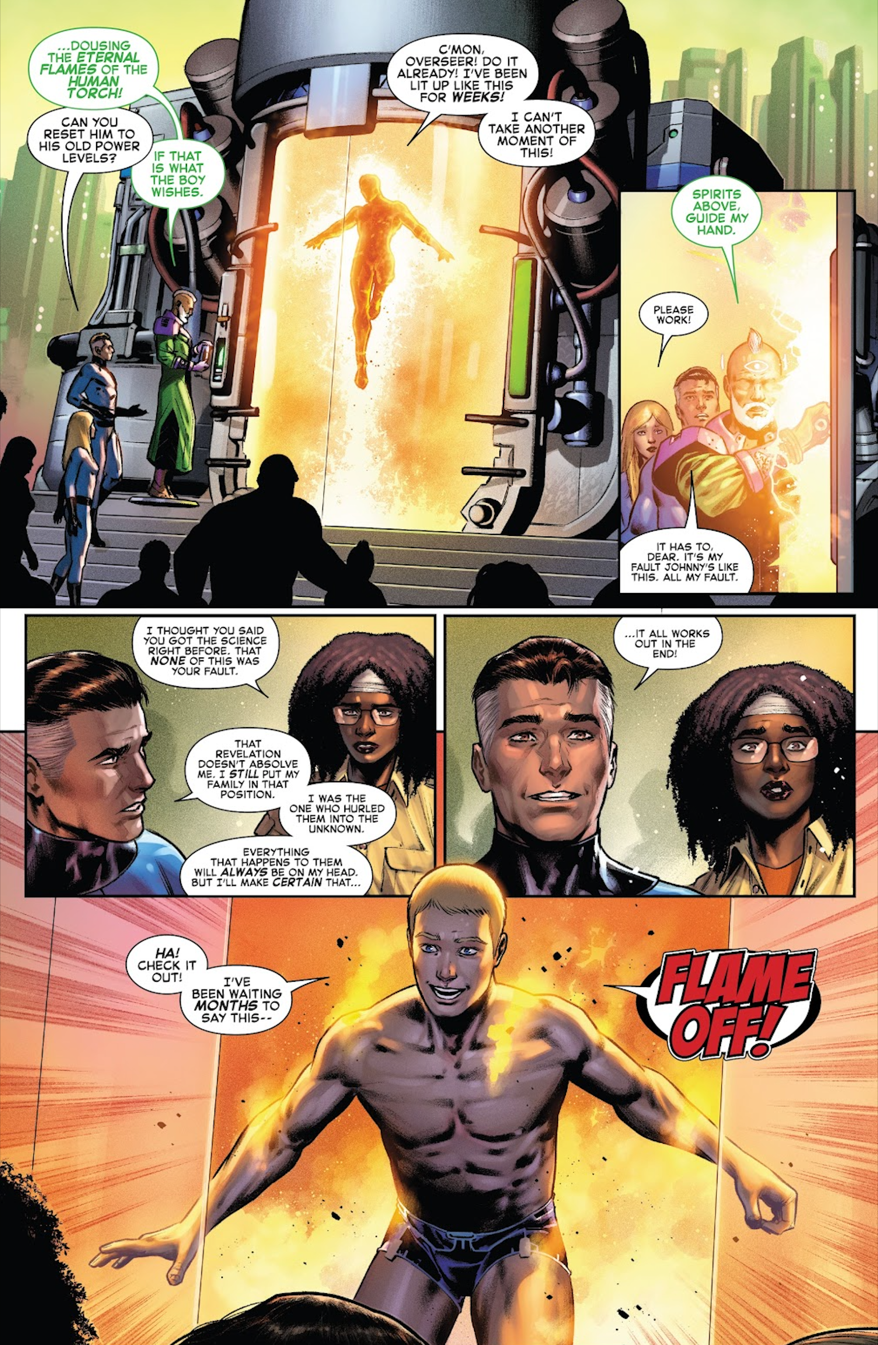 Fantastic Four&rsquo;s Human Torch finds a cure