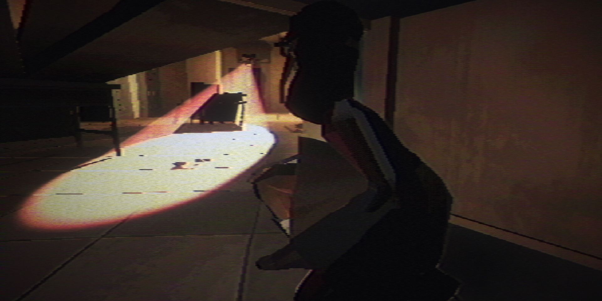 A screenshot from the upcoming horror title Fear the Spotlight.