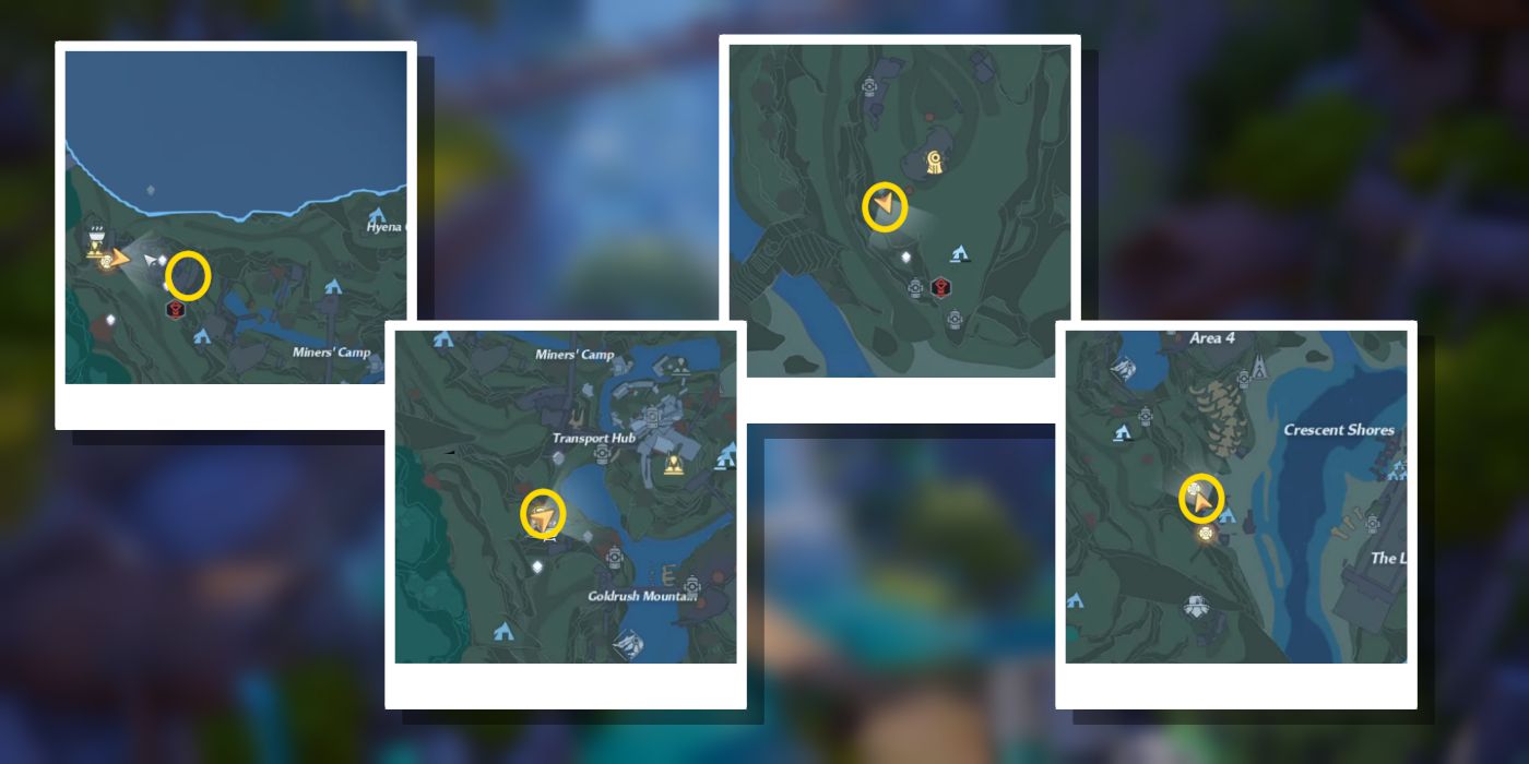 Finding Every Crown Scenic Point Map Location In Tower Of Fantasy