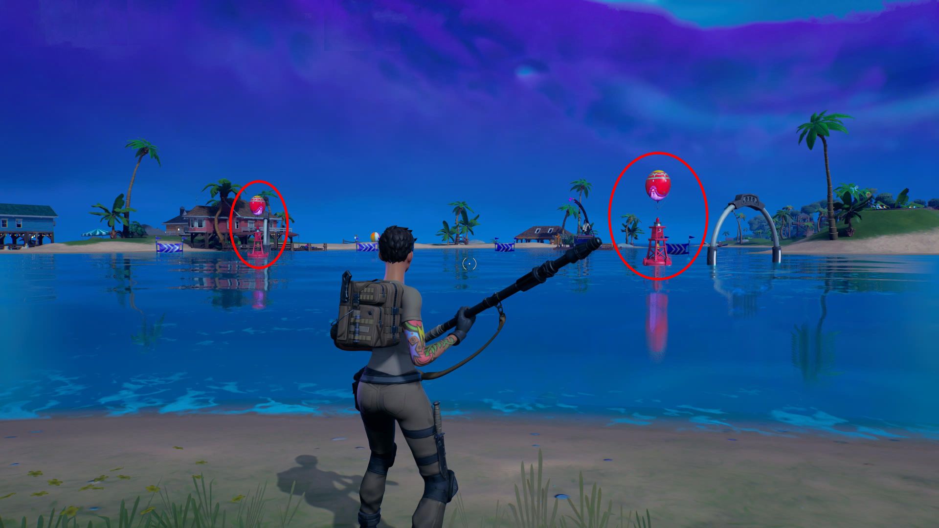 Fortnite Large Sea Buoys Highlighted