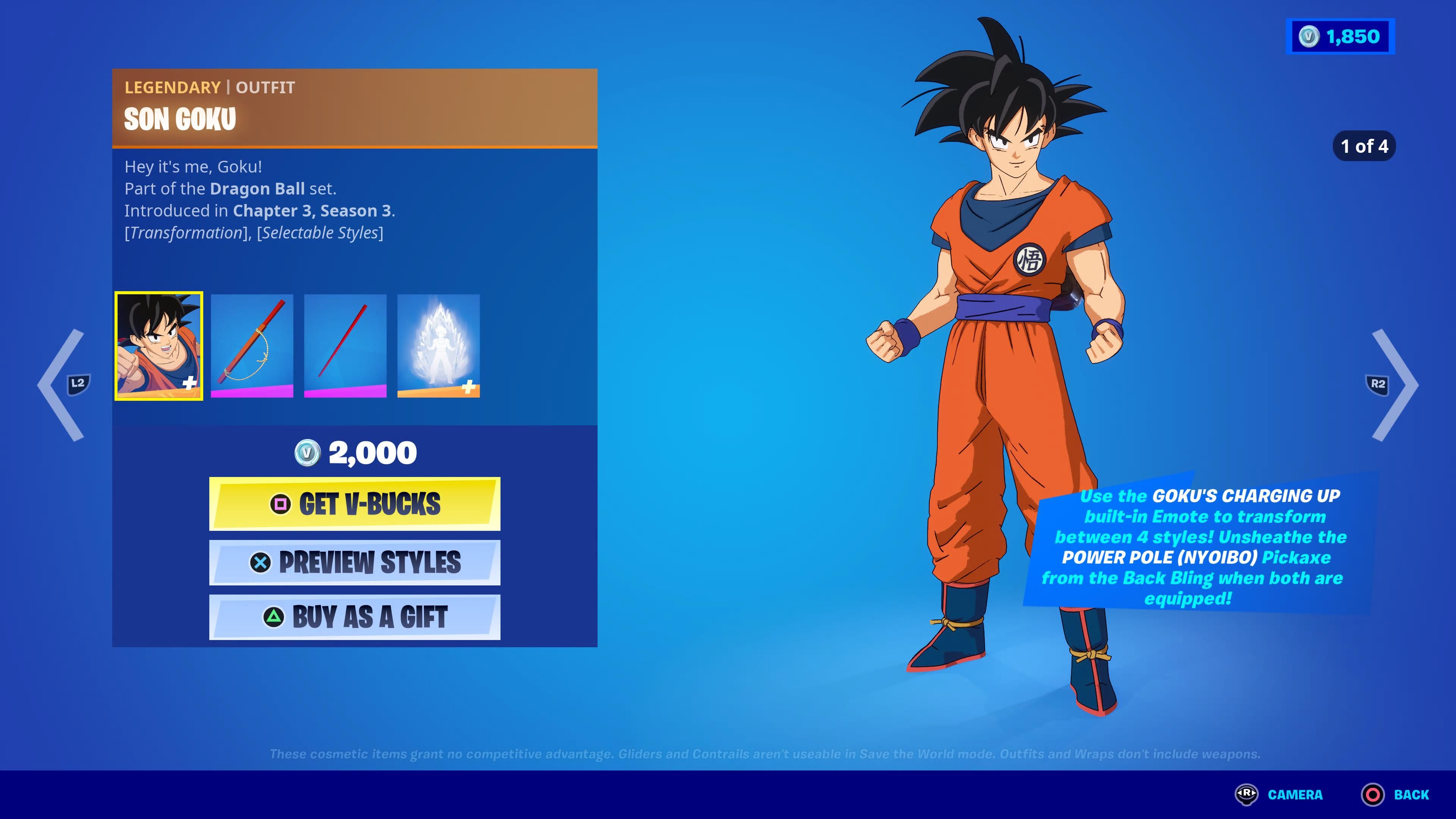 How to Unlock All Dragon Ball Character Skins in Fortnite