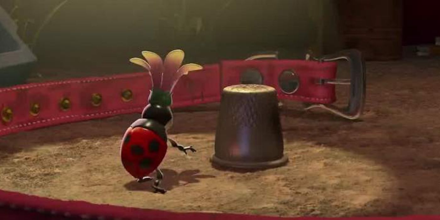Francis performs in the circus on A Bug's Life