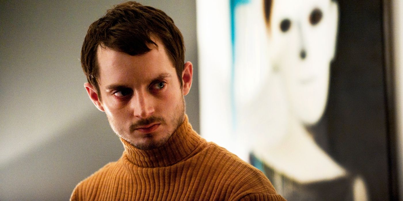 Elijah Wood as Frank looking serious in Maniac (2012)