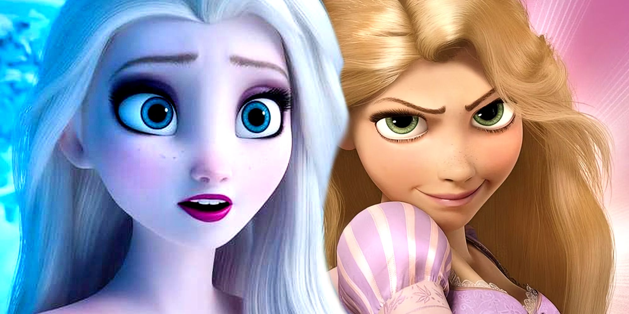 Frozen's Elsa and Tangled's Rapunzel