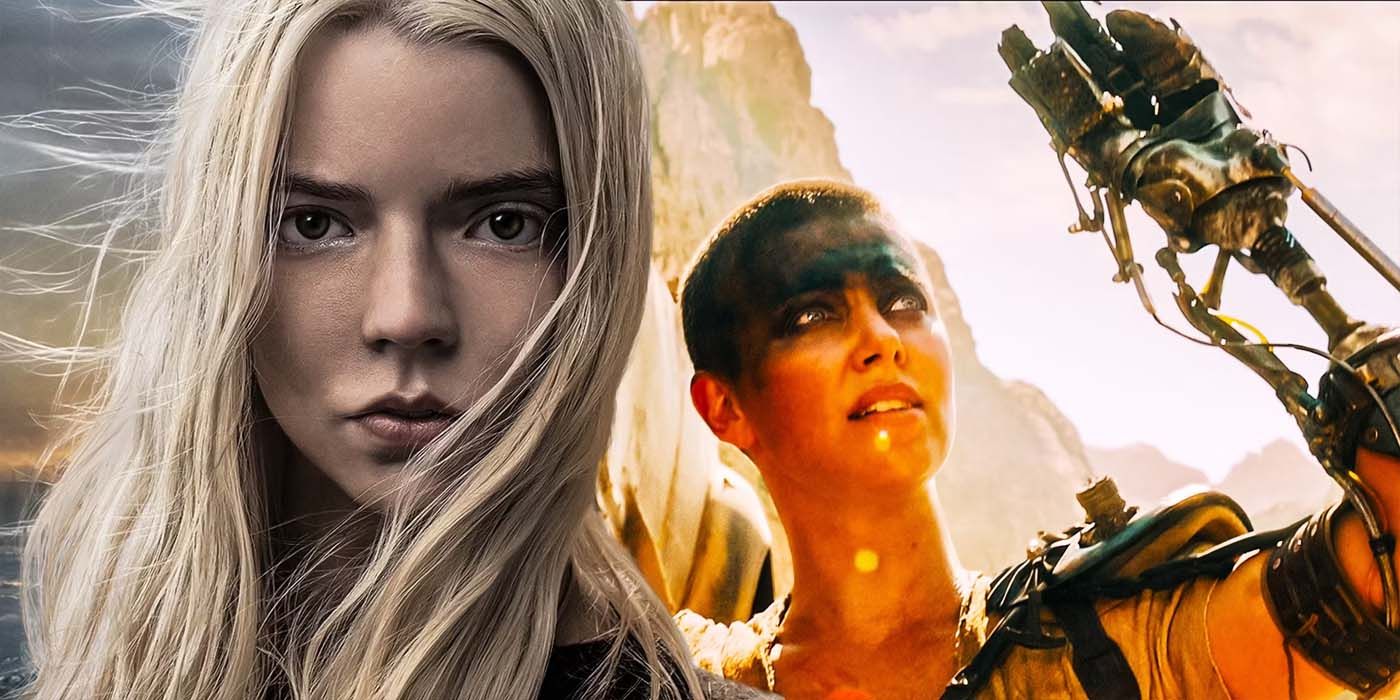 Anya Taylor Joy and Charlize Theron as Furiosa