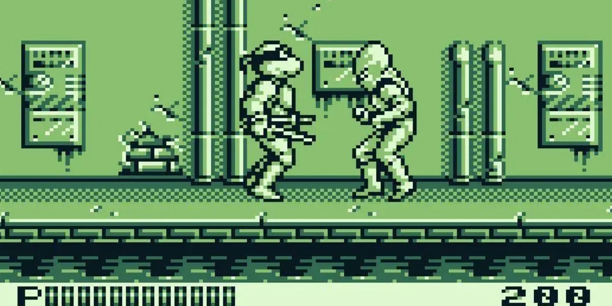 Gameplay of Teenage Mutant Ninja Turtles II: Back From The Sewers (1991) 