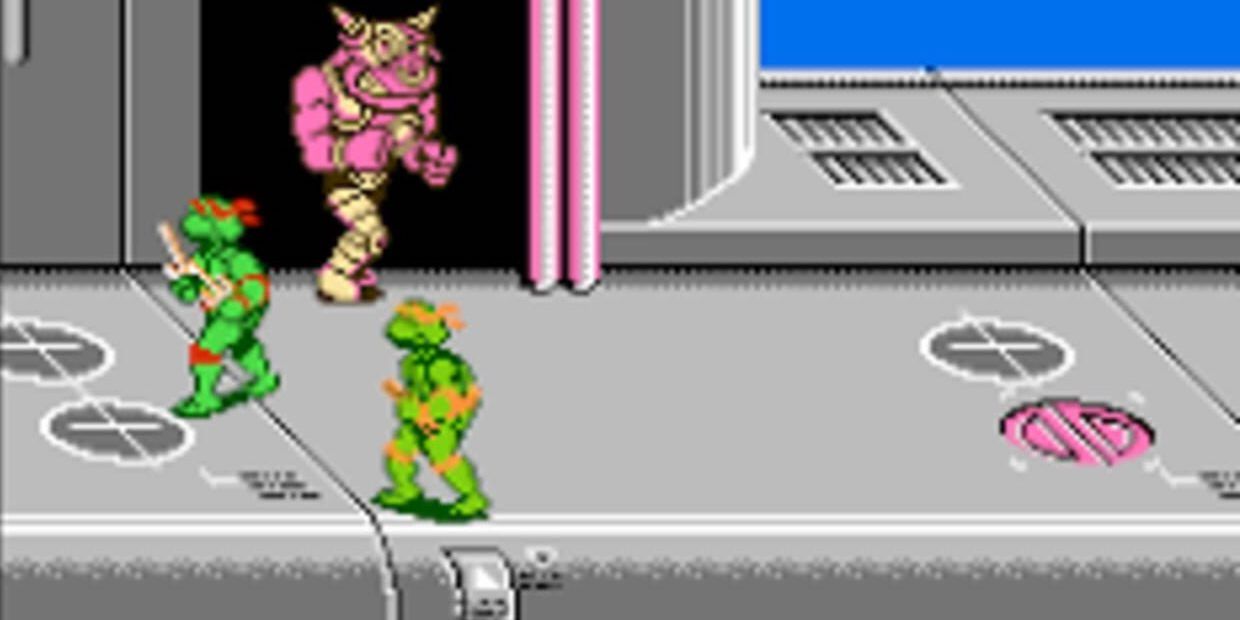 Gameplay of Teenage Mutant Ninja Turtles III- The Manhattan Project (1992)